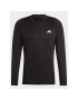 adidas Tricou tehnic Run Icons 3-Stripes HN8024 Negru Slim Fit - Pled.ro