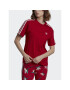 adidas Tricou THEBE MAGUGU HK5209 Roșu Regular Fit - Pled.ro