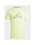 adidas Tricou Train Essentials Seasonal Training Graphic IJ9602 Galben Regular Fit - Pled.ro