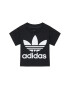 adidas Tricou Trefoil DV2829 Negru Regular Fit - Pled.ro