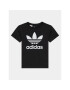 adidas Tricou Trefoil DV2905 Negru Regular Fit - Pled.ro