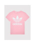 adidas Tricou Trefoil HC9585 Roz Regular Fit - Pled.ro