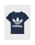 adidas Tricou Trefoil IC9118 Bleumarin Regular Fit - Pled.ro