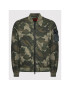 Aeronautica Militare Geacă bomber 221AB1999CT2993 Verde Regular Fit - Pled.ro