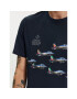 Aeronautica Militare Tricou 232TS2150J538 Bleumarin Regular Fit - Pled.ro