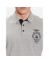 Aeronautica Militare Tricou polo 231PO1676P191 Gri Regular Fit - Pled.ro