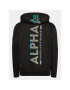 Alpha Industries Bluză Back Print 178318 Negru Regular Fit - Pled.ro