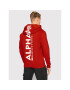 Alpha Industries Bluză Back Print 178318 Roșu Regular Fit - Pled.ro