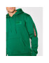 Alpha Industries Bluză Back Print 178318 Verde Regular Fit - Pled.ro