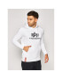 Alpha Industries Bluză Basic Hoody 178312 Alb Regular Fit - Pled.ro