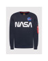 Alpha Industries Bluză Nasa Reflective 178309 Bleumarin Regular Fit - Pled.ro