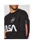 Alpha Industries Bluză Nasa Reflective 178309 Negru Regular Fit - Pled.ro