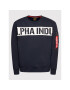 Alpha Industries Bluză Printed Strip 118306 Bleumarin Regular Fit - Pled.ro