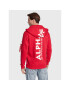 Alpha Industries Bluză Back Print Zip 128342 Roșu Regular Fit - Pled.ro