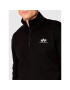 Alpha Industries Bluză Half Zip 108308 Negru Regular Fit - Pled.ro