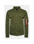 Alpha Industries Cămașă 108123 Verde Regular Fit - Pled.ro