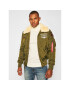 Alpha Industries Geacă bomber Injector III Air Force 198113 Verde Slim Fit - Pled.ro