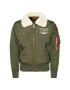 Alpha Industries Geacă bomber Injector III Air Force 198113 Verde Slim Fit - Pled.ro