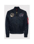 Alpha Industries Geacă bomber Nasa 166107LP Bleumarin Slim Fit - Pled.ro