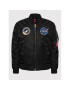 Alpha Industries Geacă bomber Nasa 166107LP Negru Slim Fit - Pled.ro