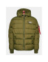 Alpha Industries Geacă din puf 118113 Verde Regular Fit - Pled.ro