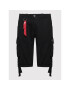 Alpha Industries Pantalon scurți din material Jet 191200 Negru Regular Fit - Pled.ro