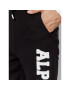 Alpha Industries Pantaloni trening Big Letters 126343 Negru Regular Fit - Pled.ro