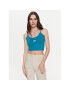 Alpha Industries Top Basic 116082 Albastru Cropped Fit - Pled.ro