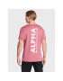 Alpha Industries Tricou Backprint 128507 Roz Regular Fit - Pled.ro