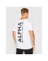 Alpha Industries Tricou Backprint 128507CP Alb Regular Fit - Pled.ro