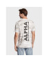 Alpha Industries Tricou Backprint T Camo 128507C Alb Regular Fit - Pled.ro