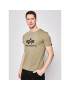 Alpha Industries Tricou Basic 100501 Verde Regular Fit - Pled.ro