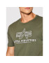 Alpha Industries Tricou Basic 118505 Verde Regular Fit - Pled.ro