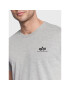 Alpha Industries Tricou Basic 188505 Gri Regular Fit - Pled.ro