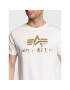 Alpha Industries Tricou Basic Foll Print 100501FP Alb Regular Fit - Pled.ro