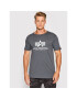 Alpha Industries Tricou Basic Reflective Print 100501RP Gri Regular Fit - Pled.ro