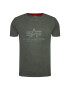 Alpha Industries Tricou Basic T Oildye 116515 Verde Regular Fit - Pled.ro