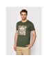 Alpha Industries Tricou Camo Block 198504 Verde Regular Fit - Pled.ro