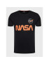 Alpha Industries Tricou Nasa Reflective 178501 Negru Regular Fit - Pled.ro