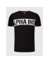 Alpha Industries Tricou Printed Stripe 118511 Negru Regular Fit - Pled.ro