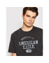 American Eagle Tricou 016-0181-5470 Gri Regular Fit - Pled.ro