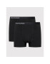 Americanos Set 2 perechi de boxeri Boxers Negru - Pled.ro