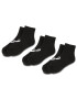 Asics Set de 3 perechi de șosete joase unisex 3PPK Quarter Sock 155205 Negru - Pled.ro