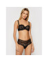 Aubade Sutien Balconette Au Bal de Flore OF14 M Negru - Pled.ro