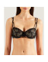 Aubade Sutien Balconette La Belle Etoile PH14 Negru - Pled.ro