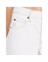 BDG Urban Outfitters Pantaloni din material BDG LOGAN CINCH WHITE 76473347 Alb Relaxed Fit - Pled.ro