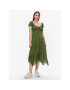 BDG Urban Outfitters Rochie de vară BDG CARMEN BOHEMIA MIDI 76476704 Verde Basic Fit - Pled.ro