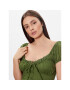 BDG Urban Outfitters Rochie de vară BDG CARMEN BOHEMIA MIDI 76476704 Verde Basic Fit - Pled.ro