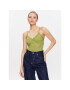 BDG Urban Outfitters Top BDG SEAMLESS CROSS LACE 76466762 Verde Slim Fit - Pled.ro