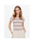 BDG Urban Outfitters Top BDG STRIPED BABY 76471473 Écru Slim Fit - Pled.ro